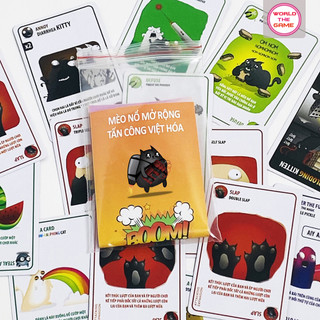 Combo Full 8 bản Mèo mở rộng Việt Hóa Exploding kittens Expansion