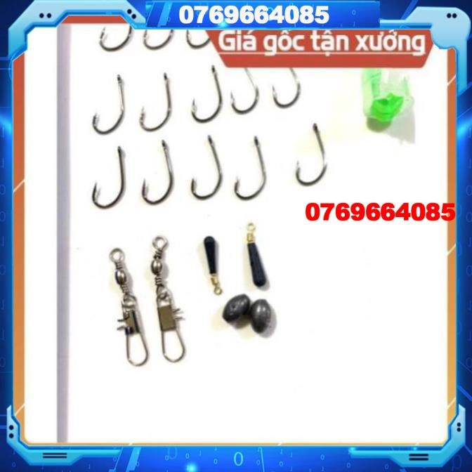 Hộp Phao Câu Cá 6 Quả Kèm 14 Món Theo Kèm PHỤ KIỆN CÂU ĐÀI CÂU ĐƠN ĐẦY ĐỦ -Đ𝗢̂̀𝗖𝗔̂𝗨 𝟭𝟰𝟬