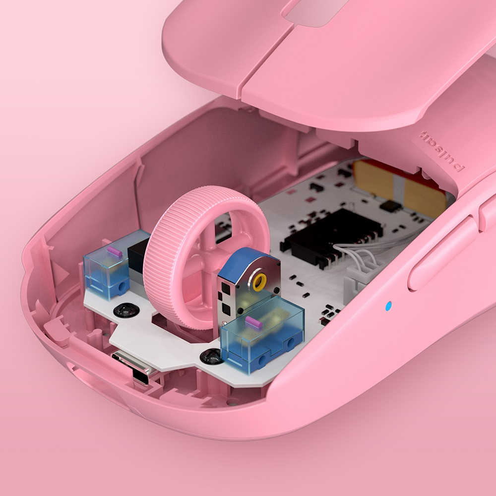 Chuột không dây siêu nhẹ Pulsar X2 Pink (Hàng chính hãng)