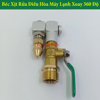Đầu béc xịt rửa điều hòa máy lạnh - dùng cho máy rửa xe . chỉnh được 360°