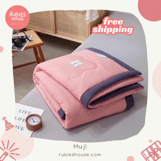 Chăn Hè Chất đũi mềm mát, chăn muji, zara nhập khẩu Kèm Túi chính hãng ( size 2mx2m3 )