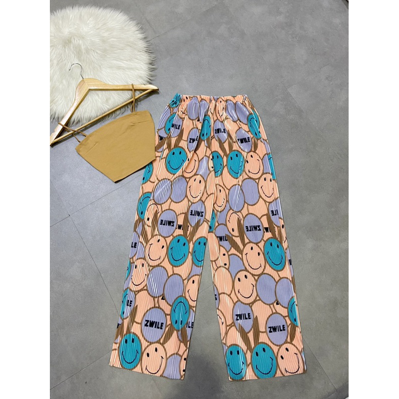 Quần dập ly hoạt hình thun thái ( hình thật shop chụp ) - CarotShop