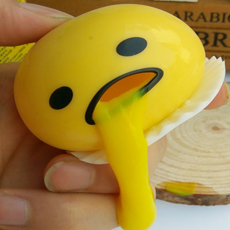 Trứng Biến Thái Hút Nhả Slime Ngộ Nghĩnh Chơi Vui Xả Stress Hiệu Quả Gudetama Squishy Mochi