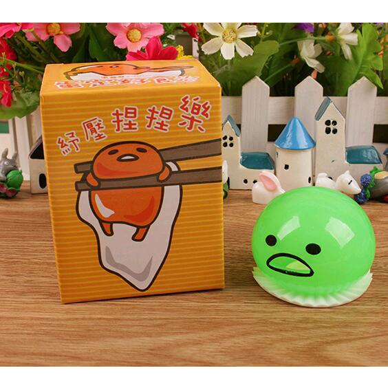 Trứng Biến Thái Hút Nhả Slime Ngộ Nghĩnh Chơi Vui Xả Stress Hiệu Quả Gudetama Squishy Mochi