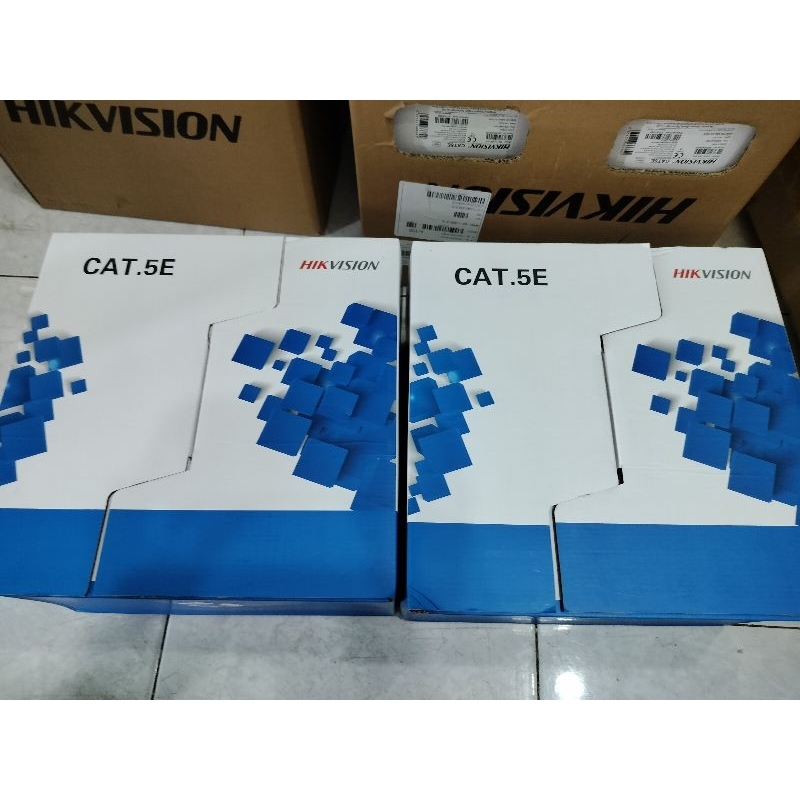 Cuộn Dây Cáp Mạng Cat5E Hikvision 8 Lõi Đồng Nguyên Chất Cuộn 305M - Chuyên Dụng Cho CAMERA IP