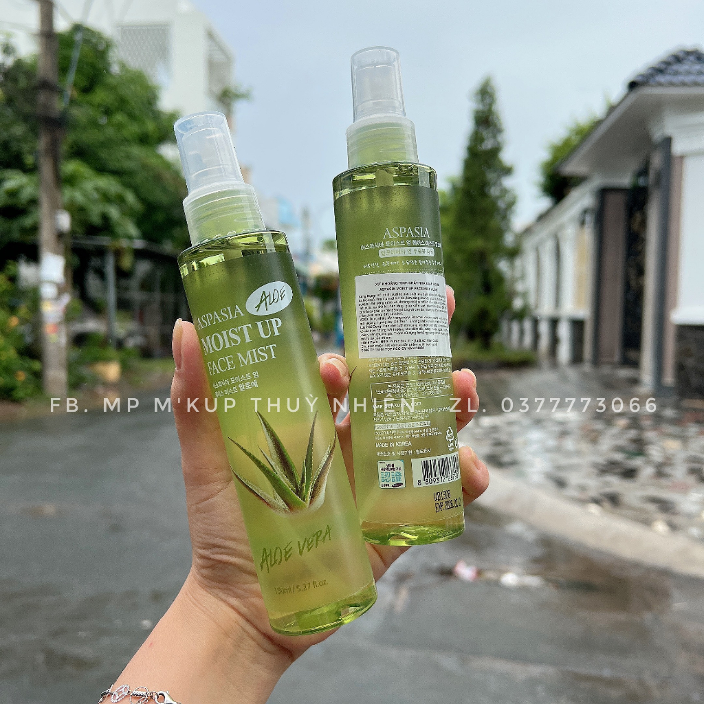 Xịt khoáng nha đam Aspasia