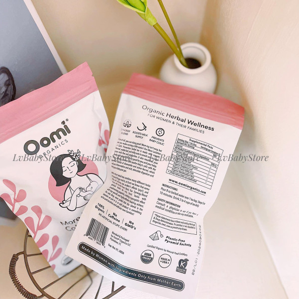 TRÀ LỢI SỮA OOMI ORGANIC tăng lưu lượng sữa cho mẹ