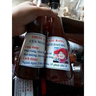 [ GIÁ GỐC ]1 CHAI SÂU RĂNG -HÔI MIỆNG DÂN TỘC DAO ĐỎ