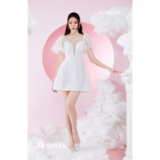 Đầm hoa tay lưới kết đá celie dress - le soleil