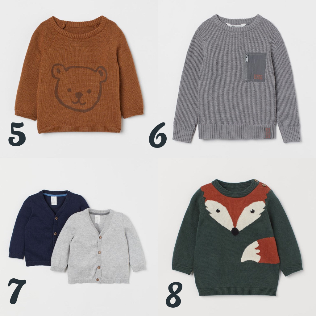 Áo len mềm bé trai, có nhiều mẫu, chất mềm mịn, Hờ mờ UK US JP săn SALE