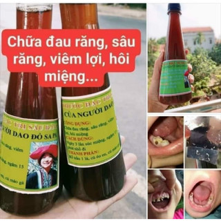 [ GIÁ GỐC ]1 CHAI SÂU RĂNG -HÔI MIỆNG DÂN TỘC DAO ĐỎ