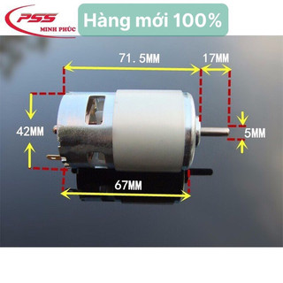 mô tơ 775 cốt 5 ly, Motor 775 chế tạo máy móc - cốt 5 ly,  - Motor 775