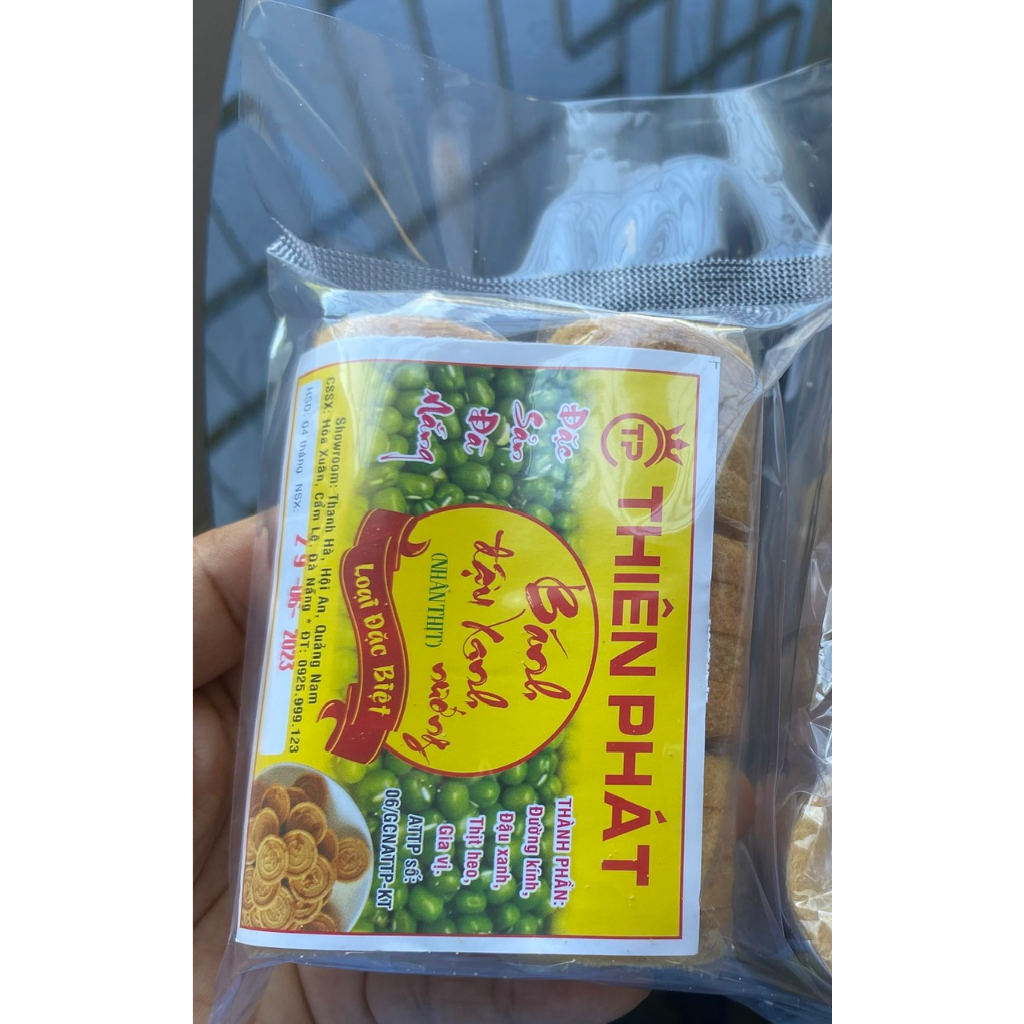 Bánh đậu xanh nướng nhân thịt Hội An hiệu Thiên Phát 140gam
