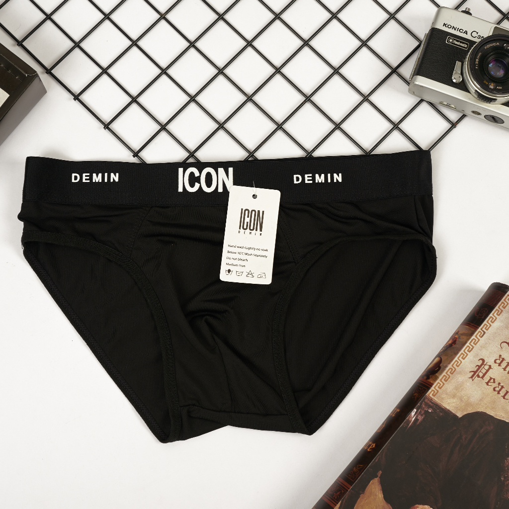 Quần sịp nam I.CON thun lạnh, co giãn 4 chiều, size XL, XXL, XXXL. Loại đơn quần lót chéo nam.