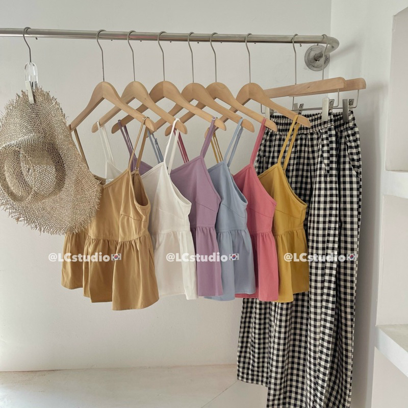 Áo 2 Dây Mùa Hè/ Chất Dày Dặn Korea