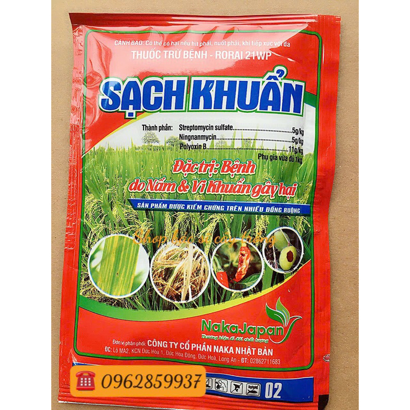 Diệt Sạch Khuẩn phòng ngừa nấm + vi khuẩn hại cây trồng