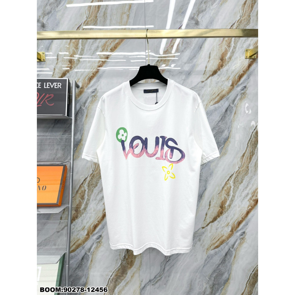 Áo Phông Nam L.V Màu Sắc Siêu Đẹp - Áo Thun Nam Nữ Eo Vì Hàng Cao Cấp