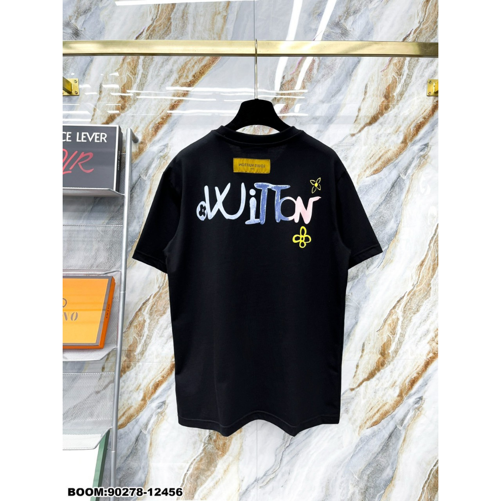 Áo Phông Nam L.V Màu Sắc Siêu Đẹp - Áo Thun Nam Nữ Eo Vì Hàng Cao Cấp