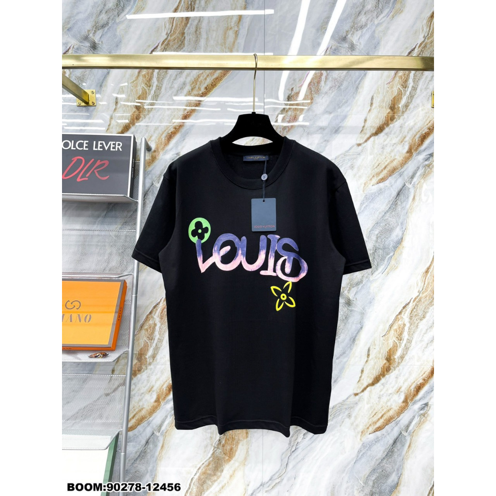 Áo Phông Nam L.V Màu Sắc Siêu Đẹp - Áo Thun Nam Nữ Eo Vì Hàng Cao Cấp