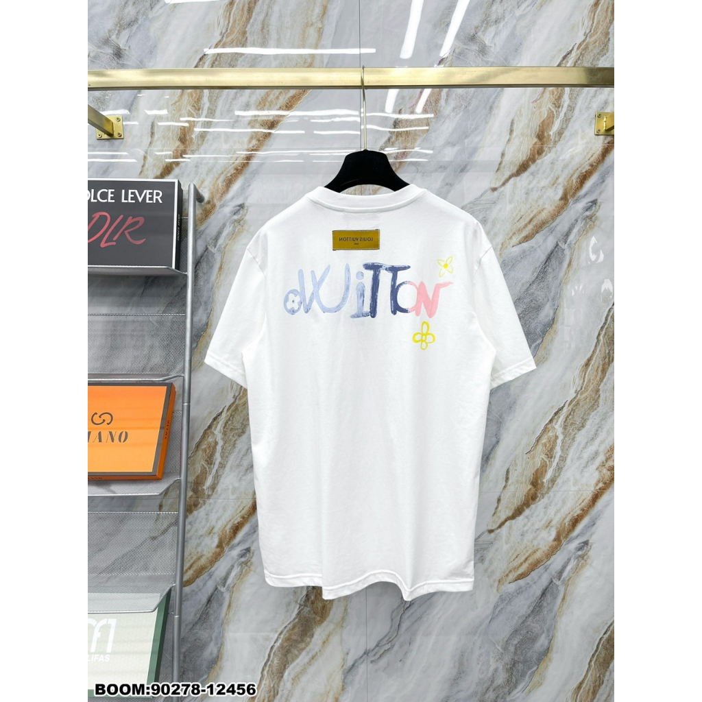 Áo Phông Nam L.V Màu Sắc Siêu Đẹp - Áo Thun Nam Nữ Eo Vì Hàng Cao Cấp