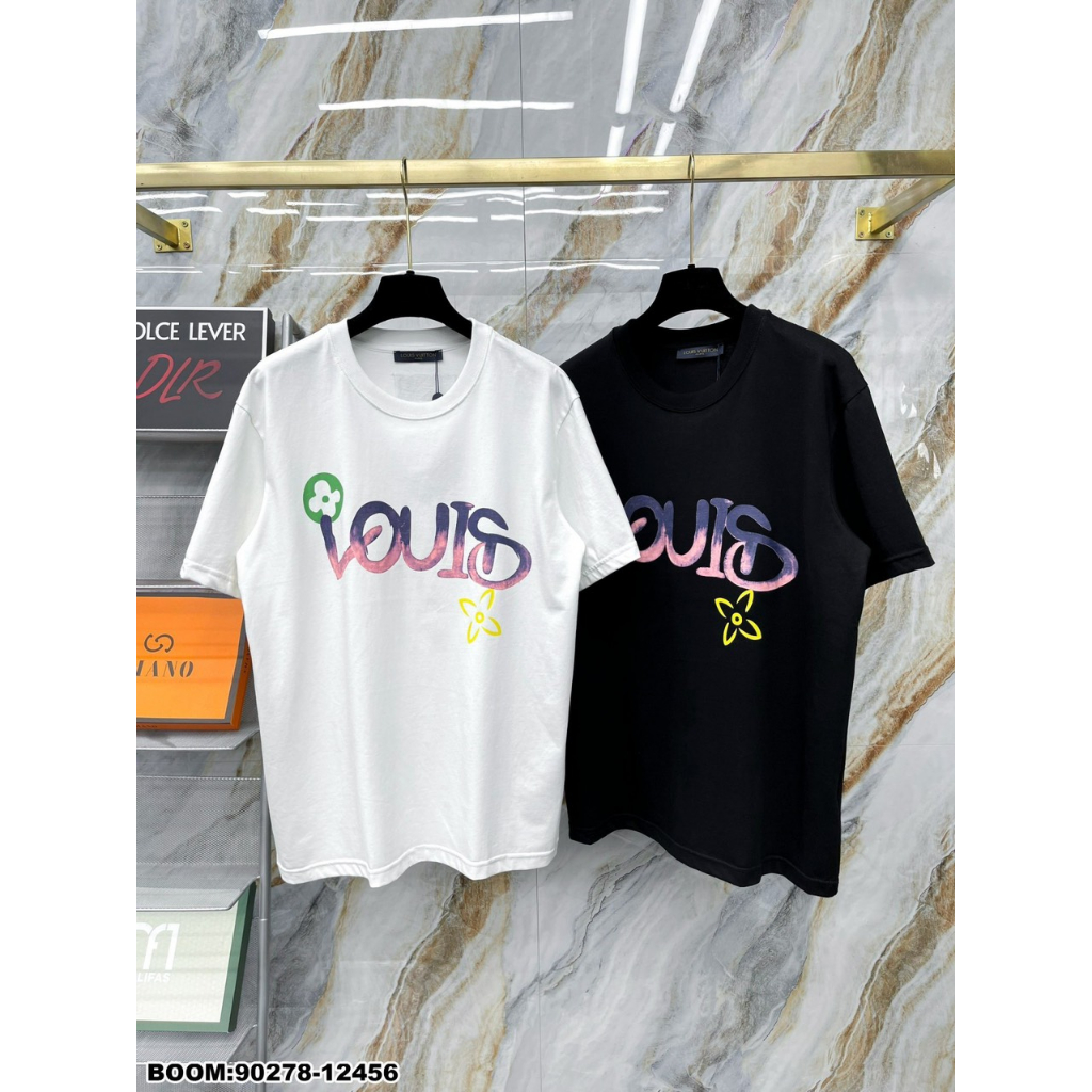 Áo Phông Nam L.V Màu Sắc Siêu Đẹp - Áo Thun Nam Nữ Eo Vì Hàng Cao Cấp
