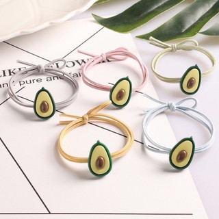 Set 5 dây buộc tóc hình trái bơ PB04