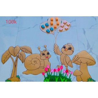 Góc steam, góc bé đến lớp, hoa bé ngoan steam