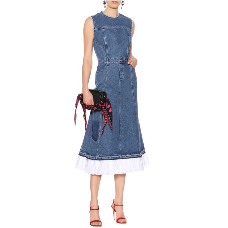 Váy jean QCCC size M eo dưới 69 , thanh lý