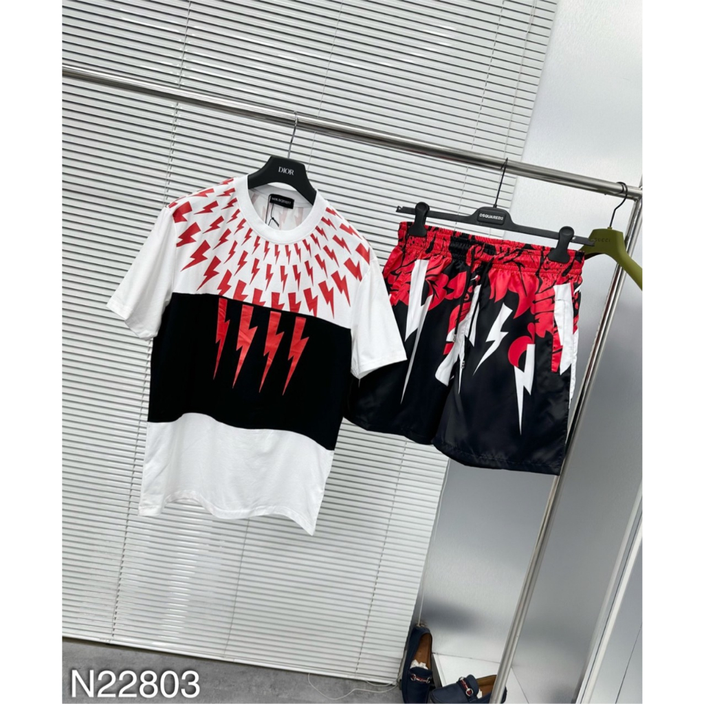 Bộ Nam Neil Barrett Tia Sét Cực Nổi - Bộ Hè Nam Tia Sét Mẫu Mới Nhất