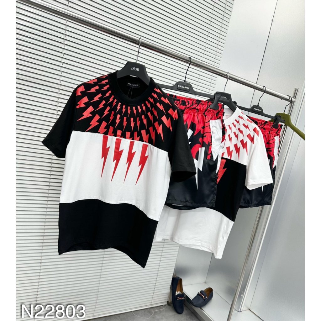 Bộ Nam Neil Barrett Tia Sét Cực Nổi - Bộ Hè Nam Tia Sét Mẫu Mới Nhất