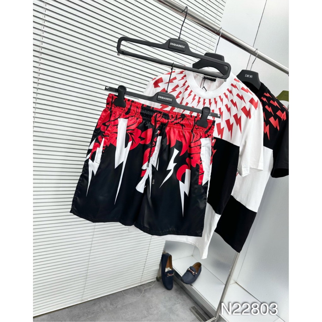 Bộ Nam Neil Barrett Tia Sét Cực Nổi - Bộ Hè Nam Tia Sét Mẫu Mới Nhất