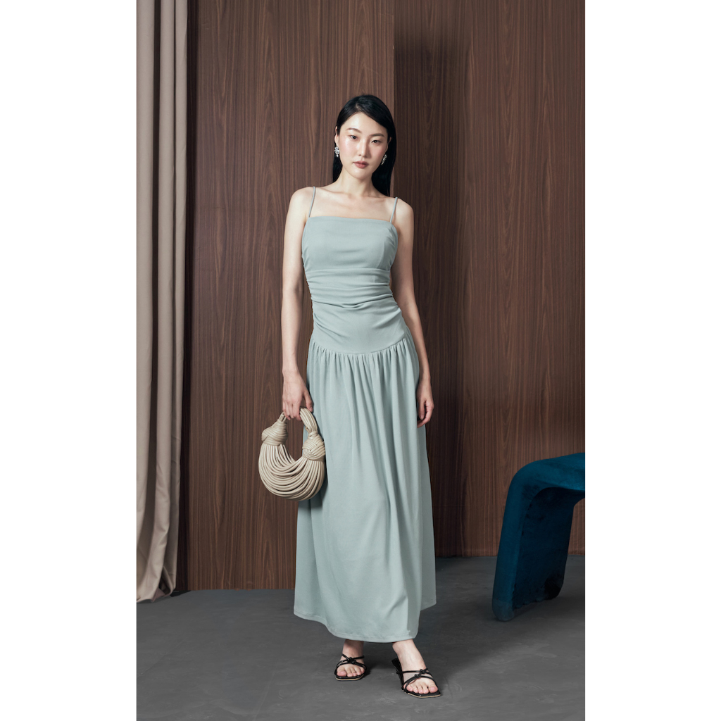 RẬP - Đầm Hai Dây Không Tay Tùng Xòe - PERIOD 04