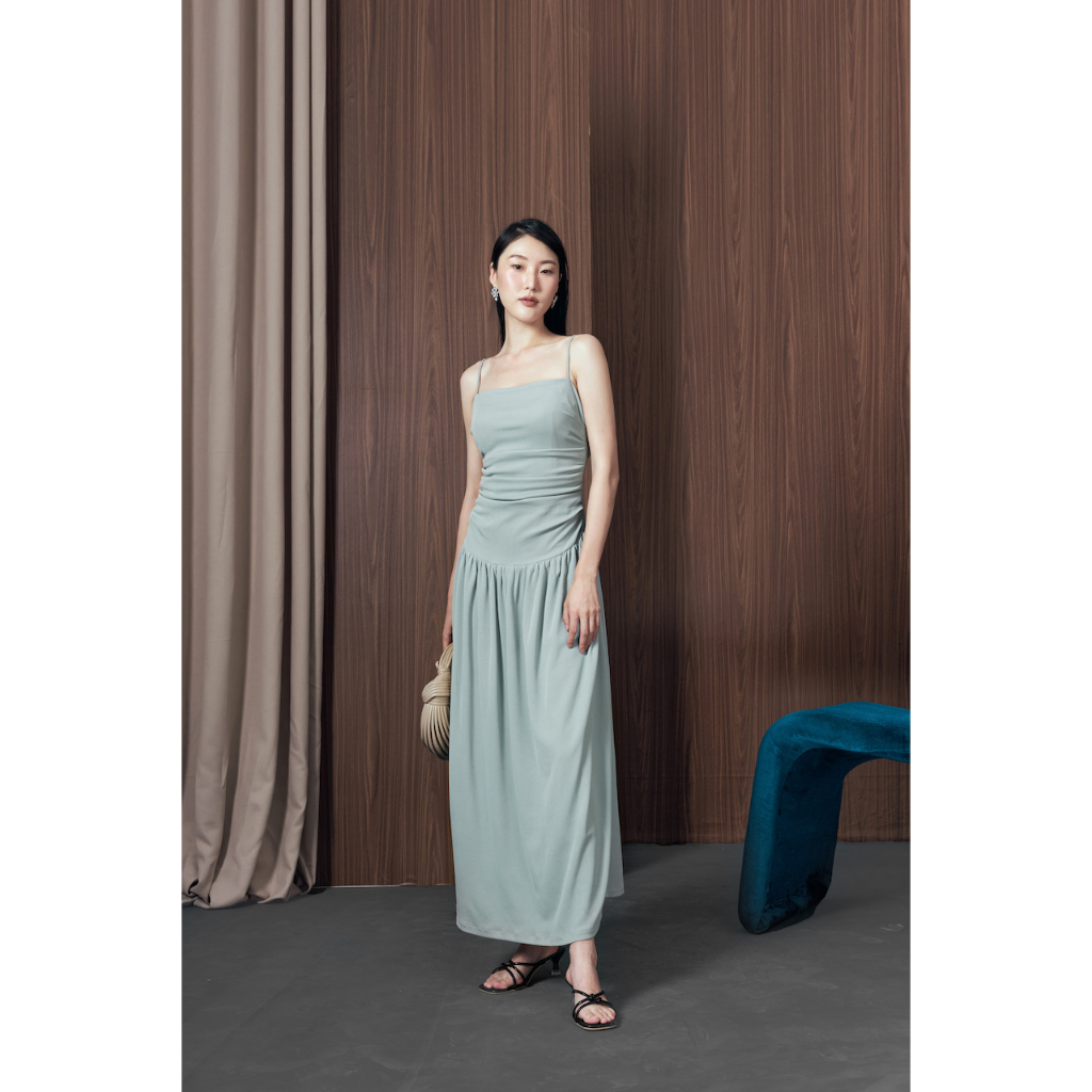 RẬP - Đầm Hai Dây Không Tay Tùng Xòe - PERIOD 04