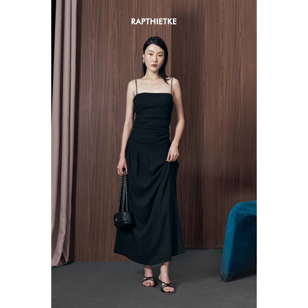 RẬP - Đầm Hai Dây Không Tay Tùng Xòe - PERIOD 04