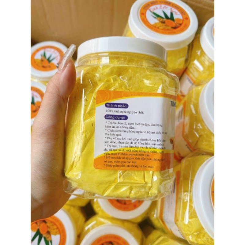 Tinh Bột Nghệ Nguyên Chất - Hộp 500g