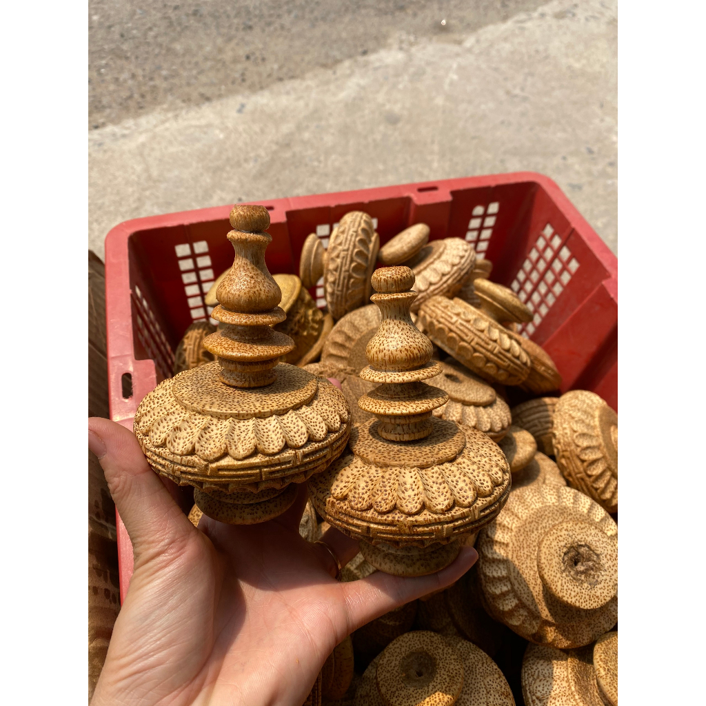 Nậm Lồng chim Chào mào Nậm Tre già Đục Tay Triện T, Cúc, Mai gắn lồng thái, vuông, sing cao cấp phụ kiện Kabosa