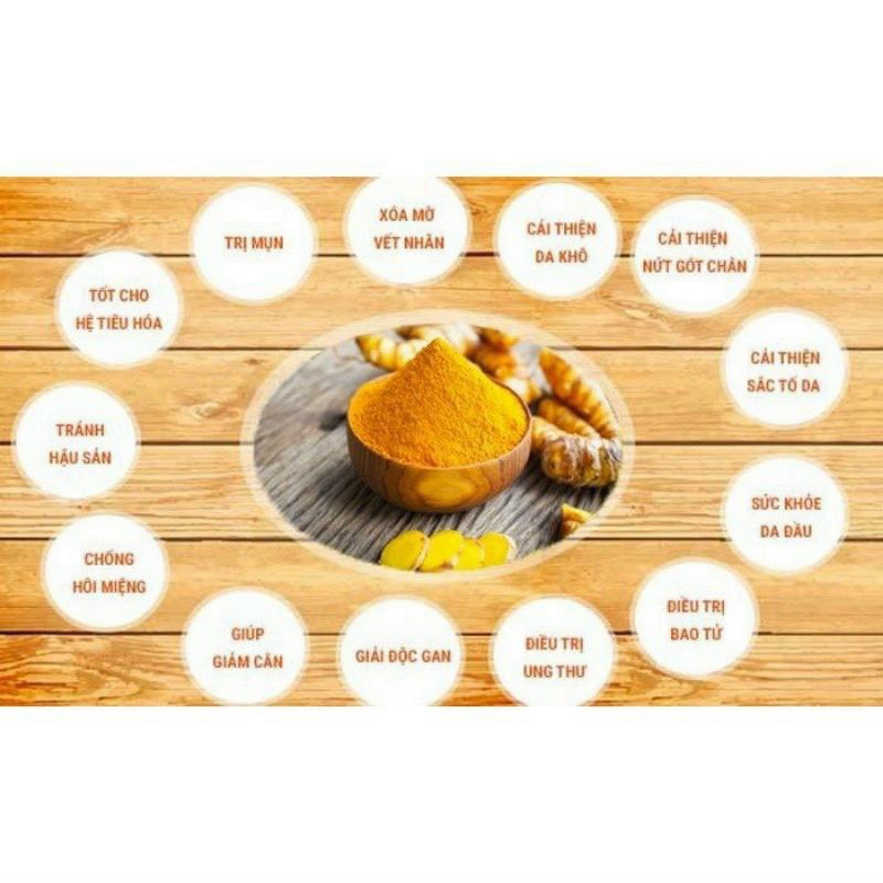 Tinh Bột Nghệ Nguyên Chất - Hộp 500g