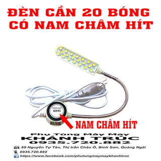 Đèn cần 20 bóng dùng nam châm hít dùng cho máy may công nghiệp hoặc gia đình