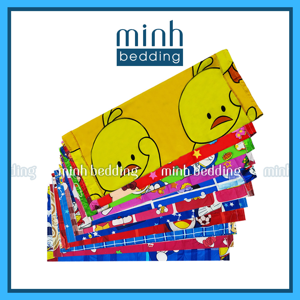 Vỏ gối ôm trẻ em 65cm, vỏ gối ôm em bé Minh Bedding