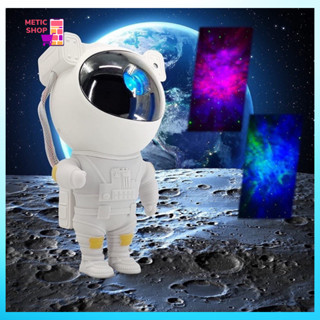 Đèn LED Phi Hành Gia Kiêm Loa Bluetoot, Đèn Chiếu Sao Thiên Hà, Đèn Trang Trí, Đèn Ngủ, Đèn Phòng Bay