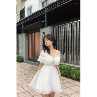 Candy Dress ( Váy trễ vai tôn dáng xoè công chúa )