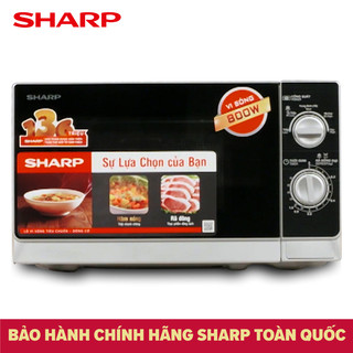 Lò vi sóng Sharp R-G302VN-S 23 lít Chính hãng 100% Công suất 1000W 3 chức năng: rã đông, hâm, nấu