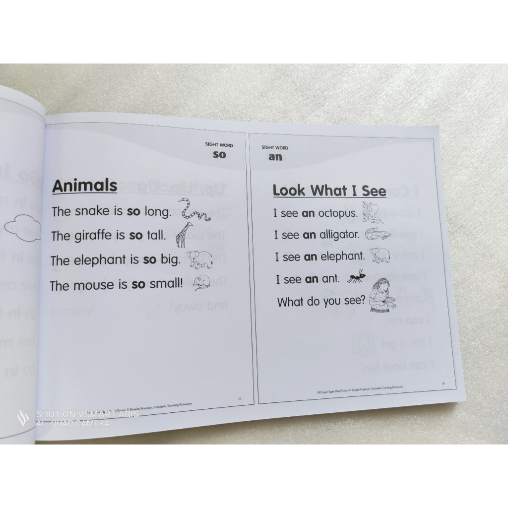Sight word in gộp 1q - tặng file mp3 cho bé từ 3y làm quen TA
