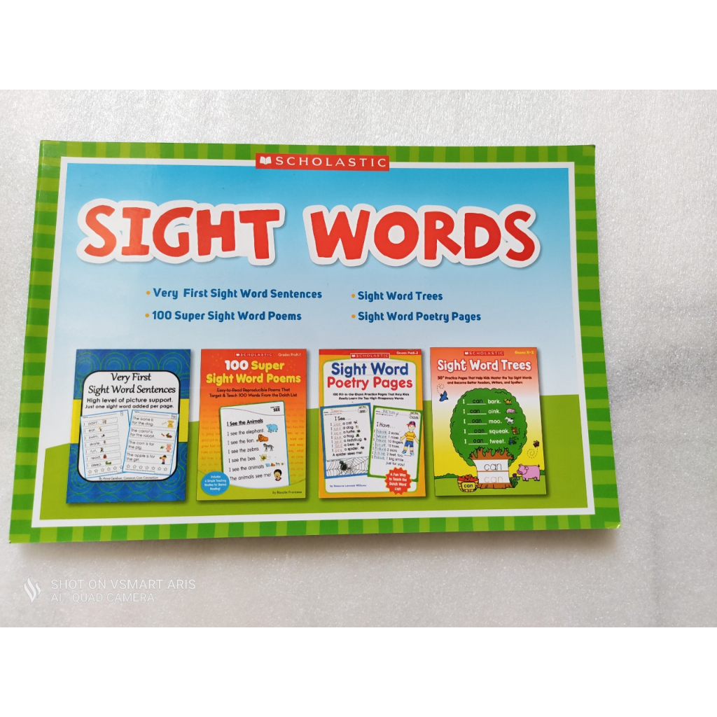 Sight word in gộp 1q - tặng file mp3 cho bé từ 3y làm quen TA