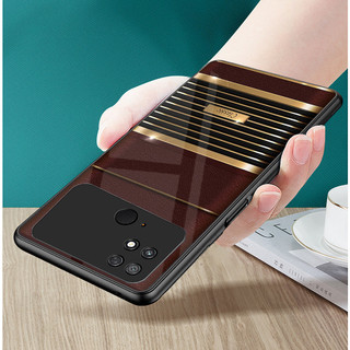 Ốp lưng xiaomi poco c40 mặt kính sáng bóng, cao cấp họa tiết classic