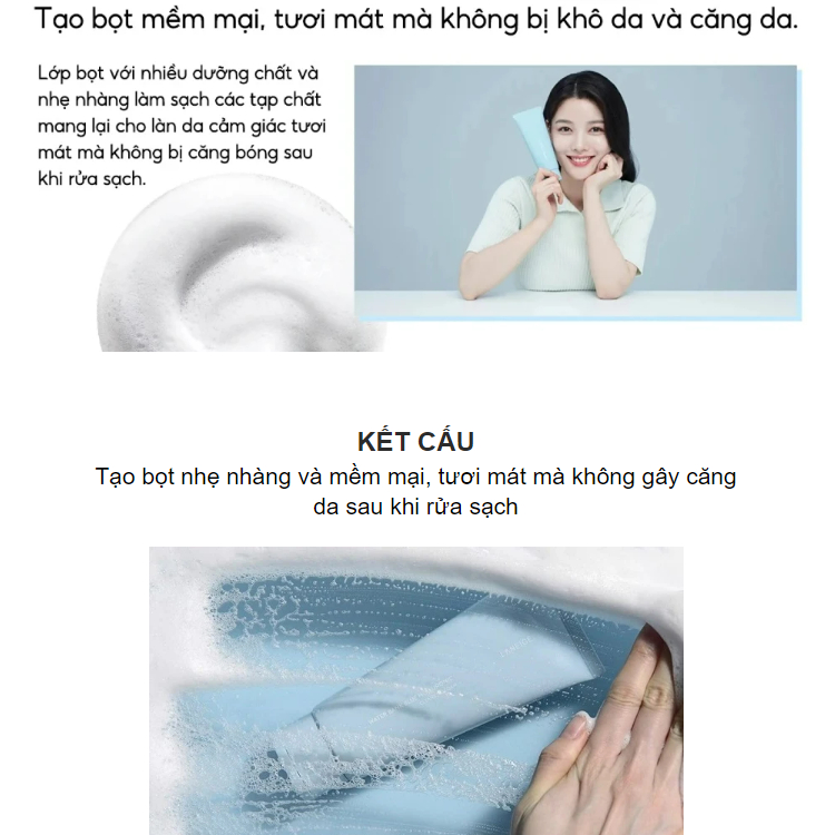 Sữa Rửa Mặt Dưỡng Ẩm LANEIGE Water Bank Blue HA Cleansing Foam 30g