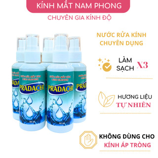 Nước xịt rửa mắt kính chuyên dụng hoặc lau màn hình máy tính điện thoại