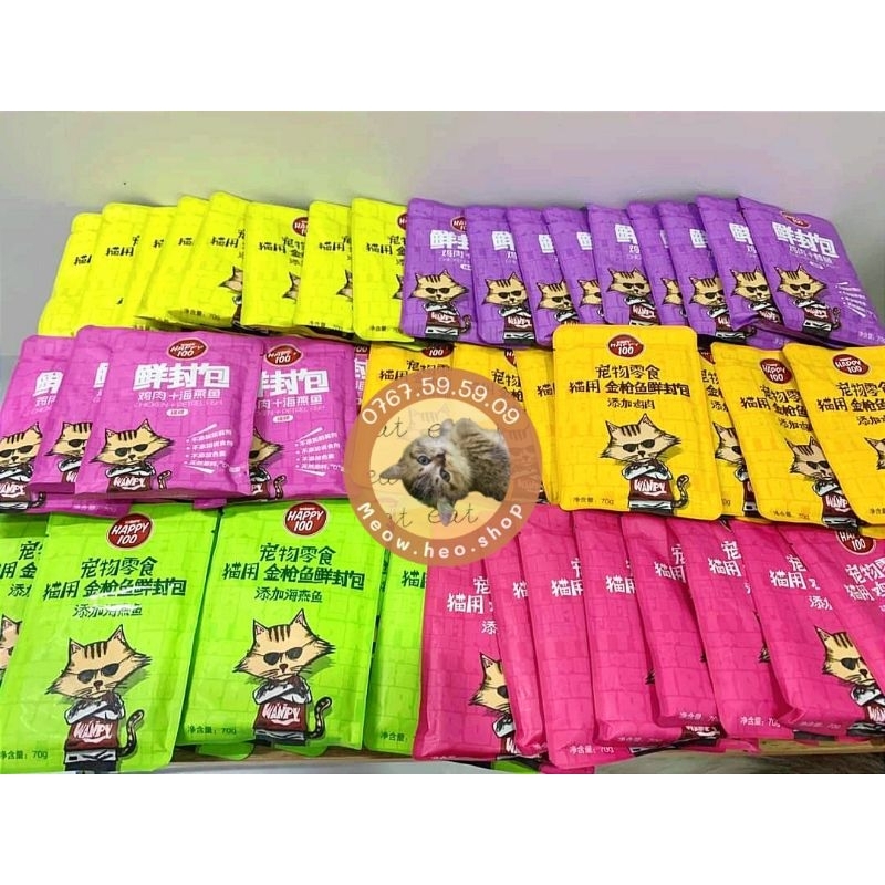 50 gói pate Happy 100