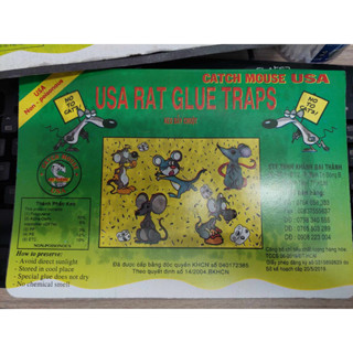   combo 10 miếng  Keo dính CHUỘT - Siêu Dính  | Miếng keo dán chuột | Miếng bẫy chuột- keo tốt Lớp keo dày 