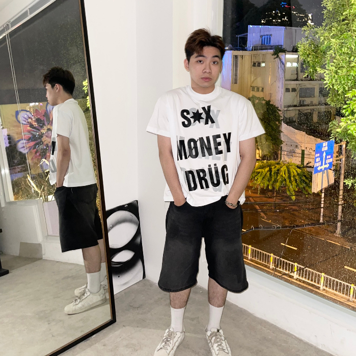 Áo Thun 250GSM S** MONEY DRUG Form Boxy l Boxy Fit